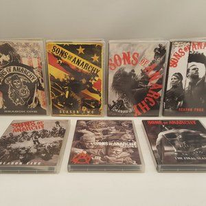 SONS OF ANARCHY 30 Disc Collection Seasons 1-7 Widescreen Region USED